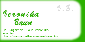 veronika baun business card